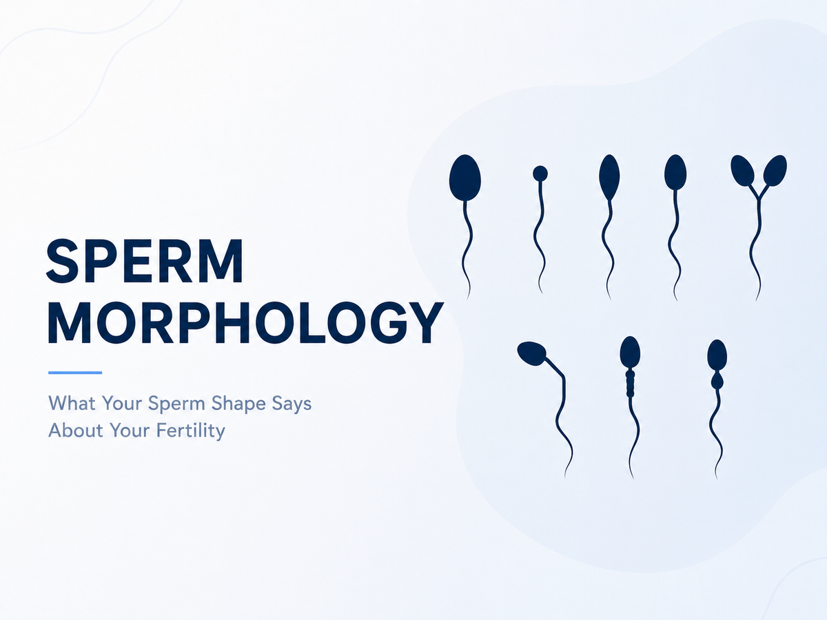 sperm morphology, what your sperm shape and size says about your fertility